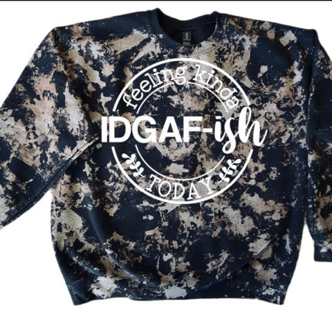 "Distressed Crewneck-pick your design"