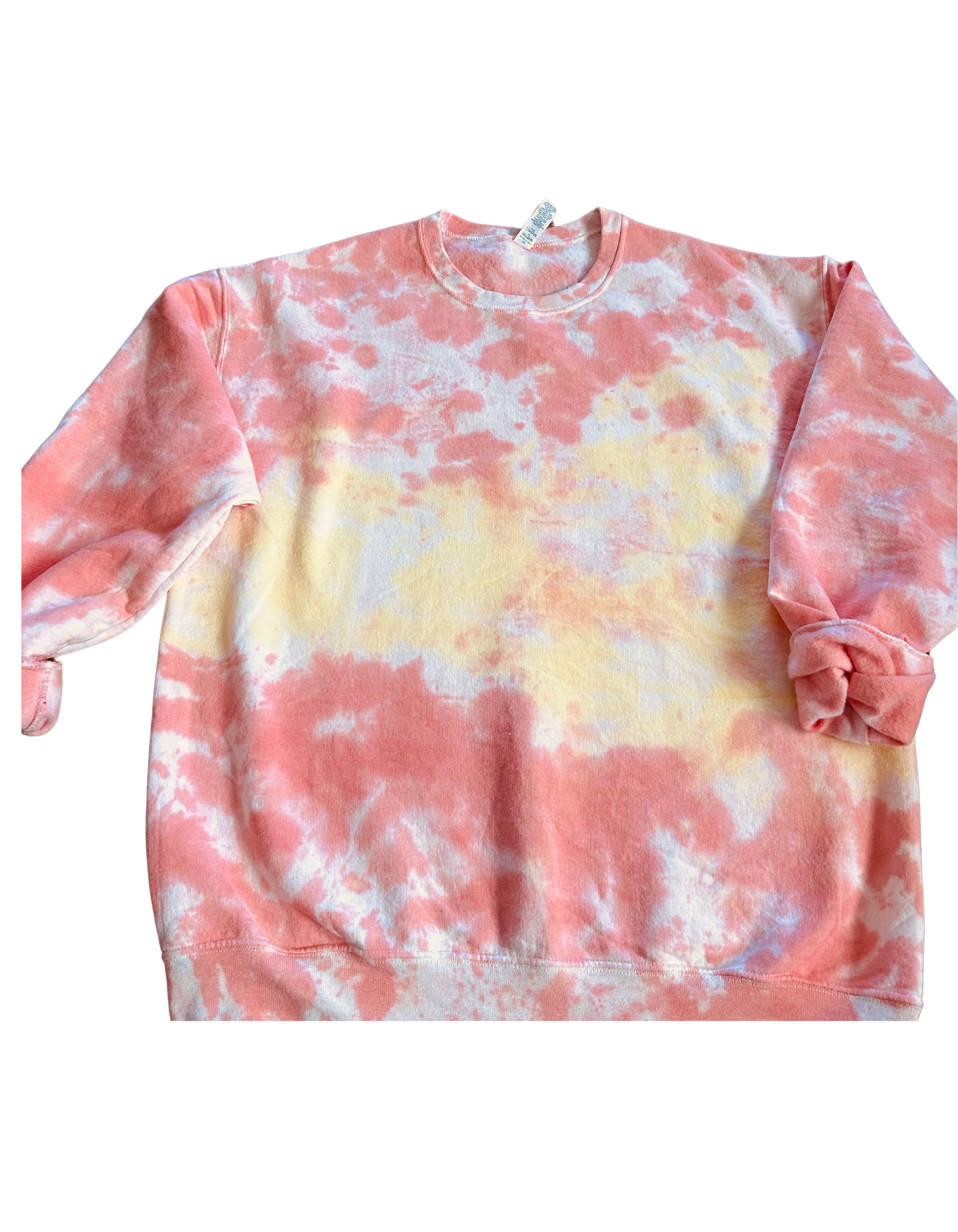 Sunset Coral Tie Dyed Sweatshirt -You Pick the design