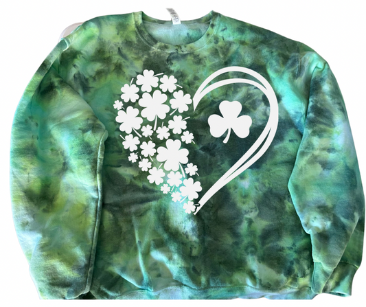 St Patrick’s Day Heart Sweatshirt