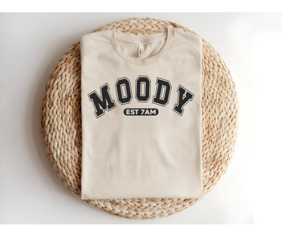 Moody Est 7 am t-shirt