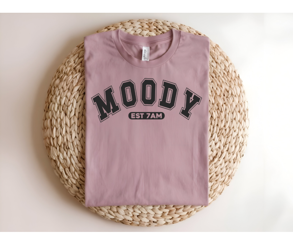 Moody Est 7 am t-shirt