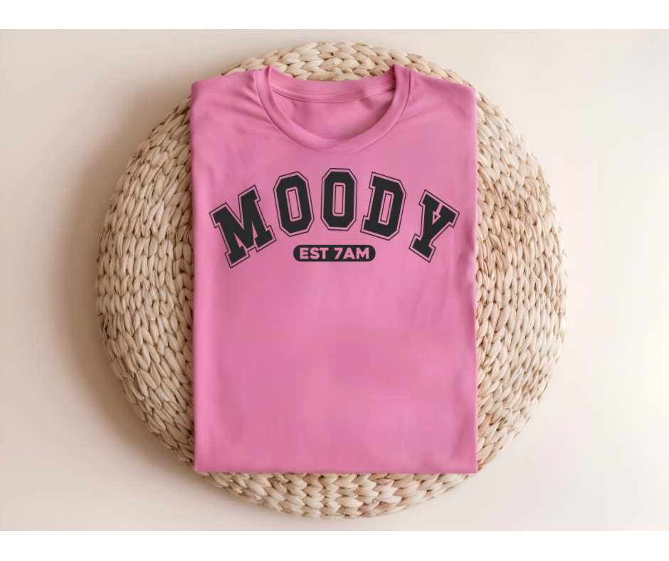 Moody Est 7 am t-shirt