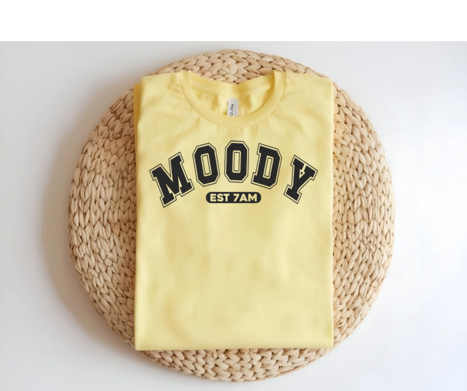 Moody Est 7 am t-shirt