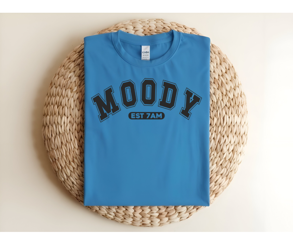 Moody Est 7 am t-shirt