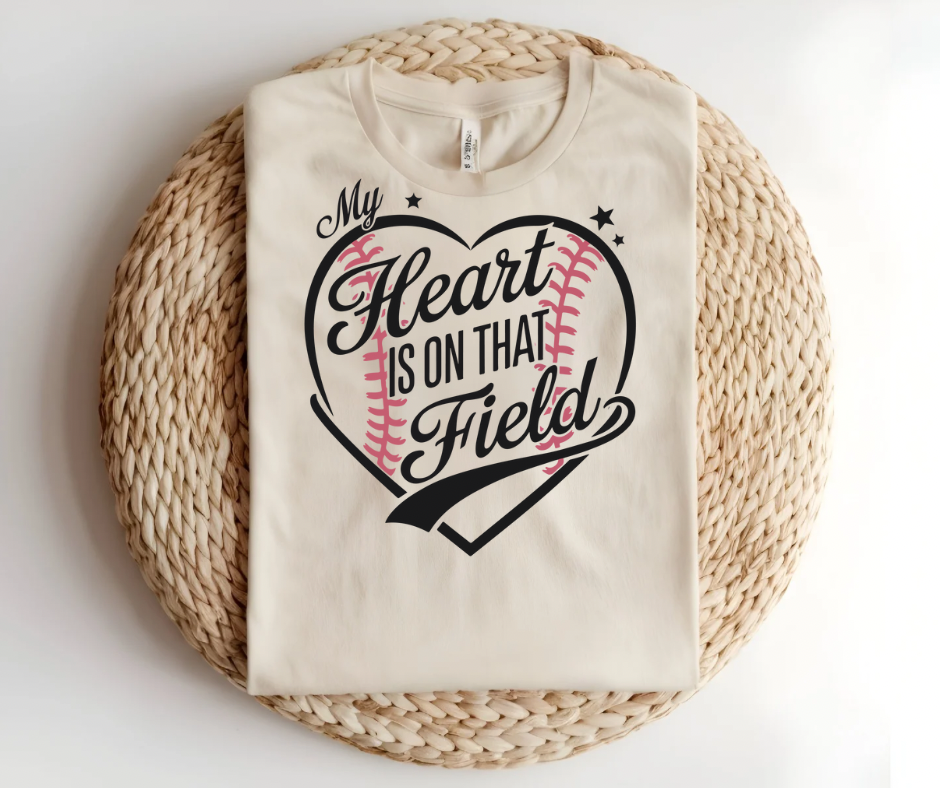 My Heart is on that Field t-shirt