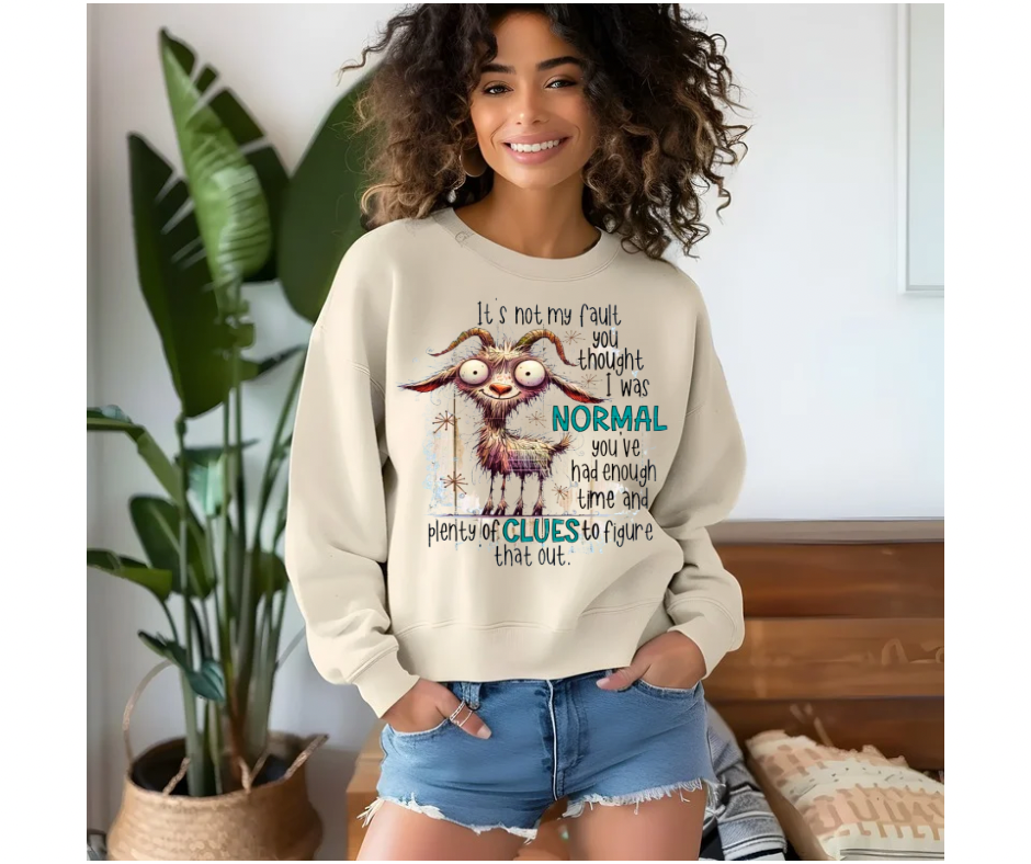 It’s My Fault You thought I was Normal Sweatshirt