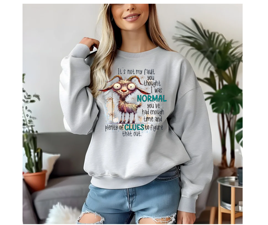 It’s My Fault You thought I was Normal Sweatshirt