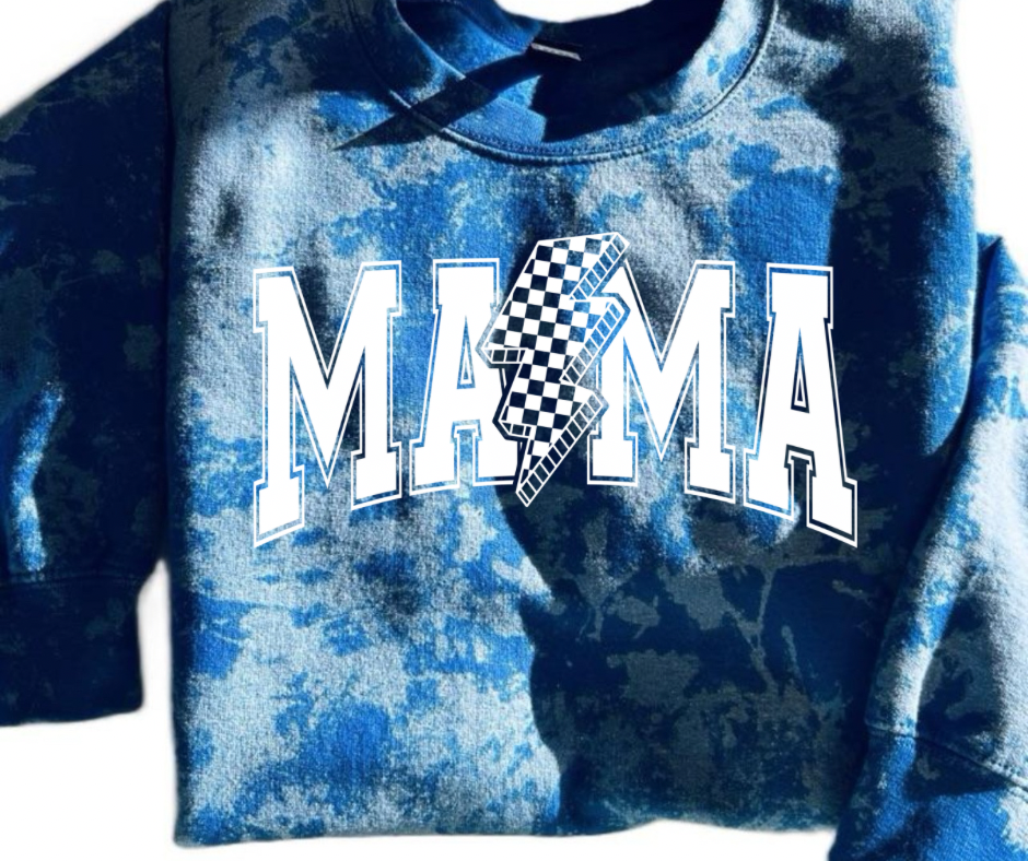 MAMA Distressed Crewneck