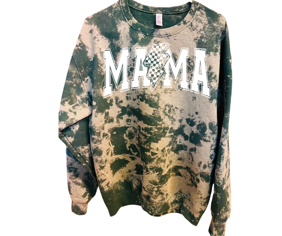 MAMA Distressed Crewneck