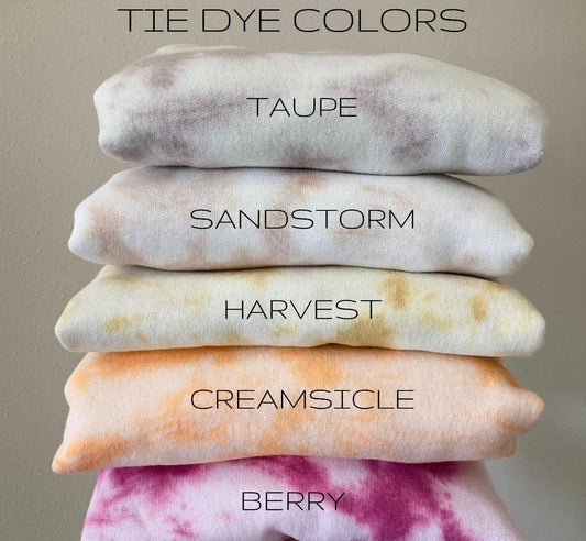 Ice Dyed Sweatshirts-Various Colors